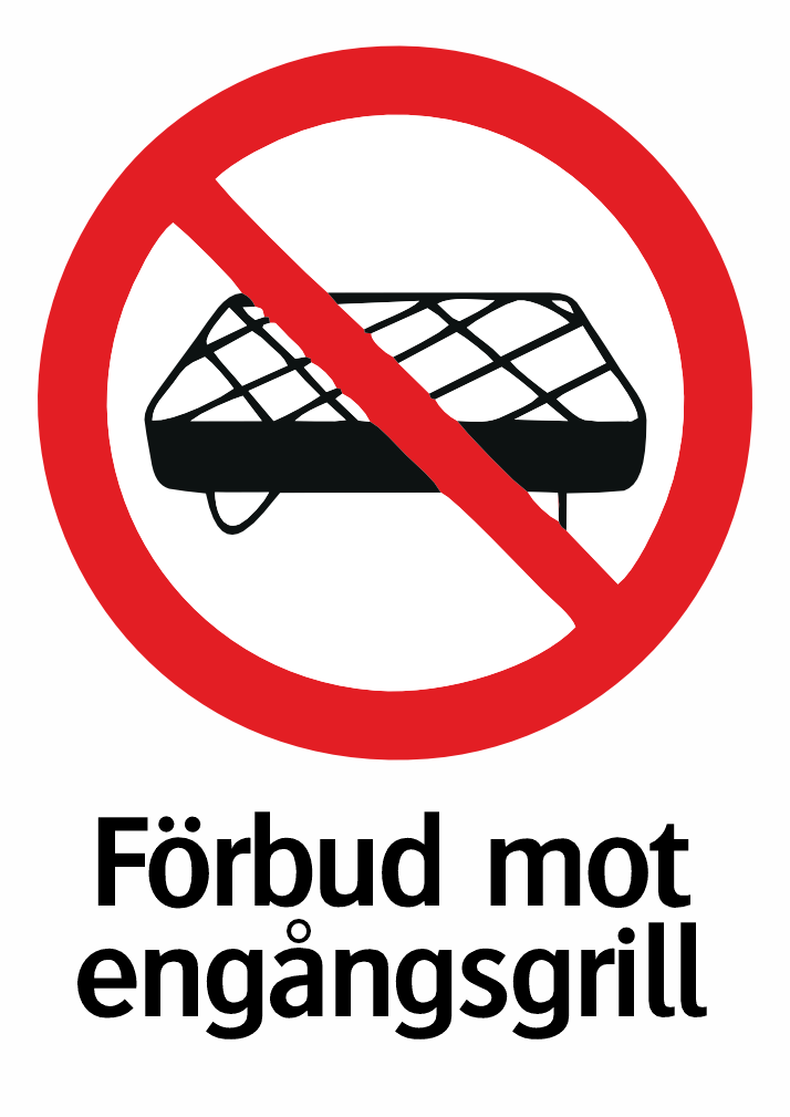 Förbud mot engångsgrill  