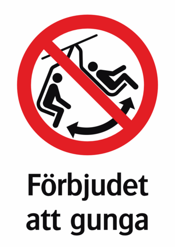 Förbjudet att gunga 