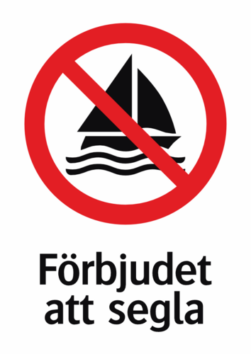 Förbjudet att segla 