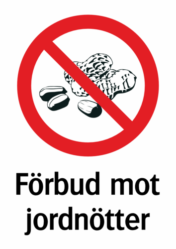 Förbud mot jordnötter 