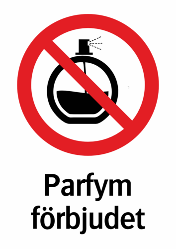 Parfym förbjudet 