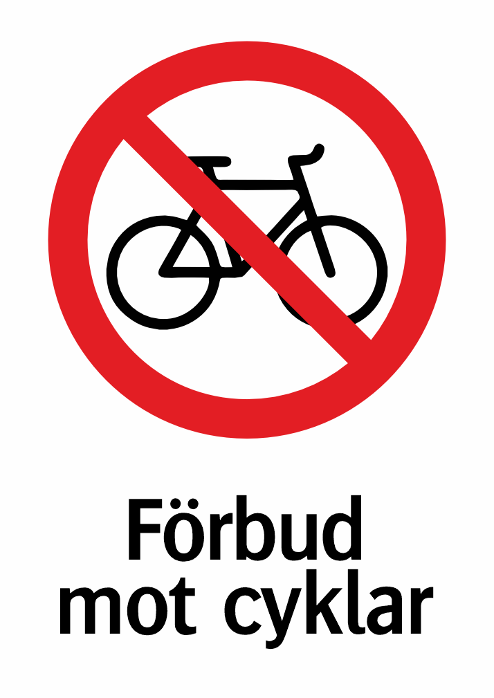 Förbud mot cyklar 