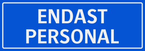 ENDAST PERSONAL 