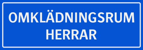 OMKLÄDNINGSRUM HERRAR 