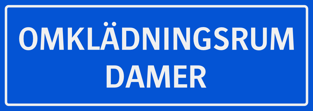 OMKLÄDNINGSRUM DAMER 