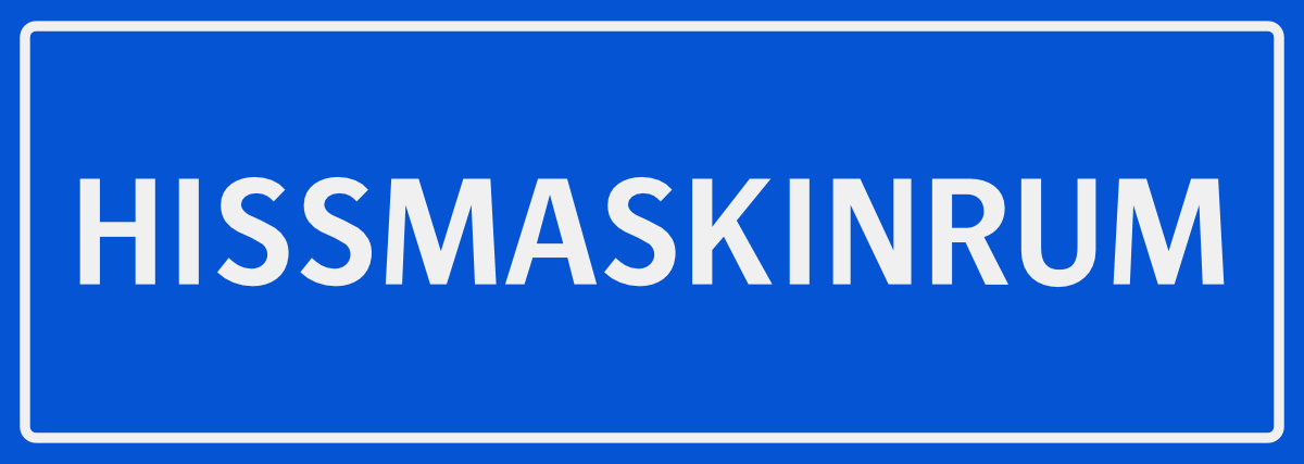 HISSMASKINRUM 