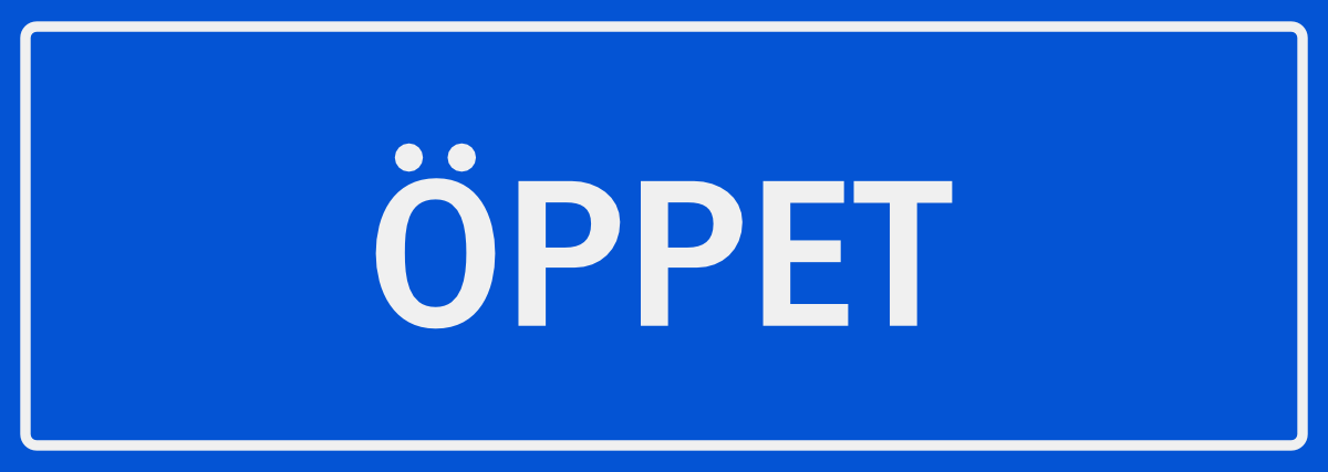 ÖPPET 