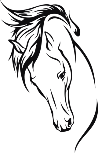 Dekal Häst