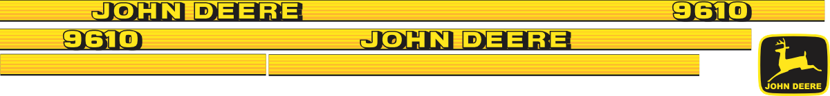 Printad dekor John Deere.