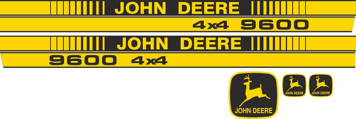 Printad dekor John Deere.