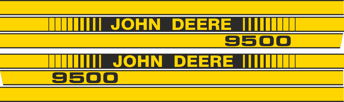 Printad dekor John Deere.