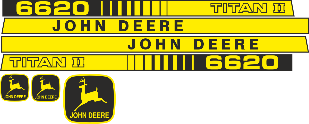Printad dekor John Deere.