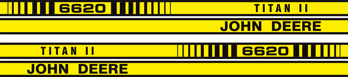 Printad dekor John Deere.