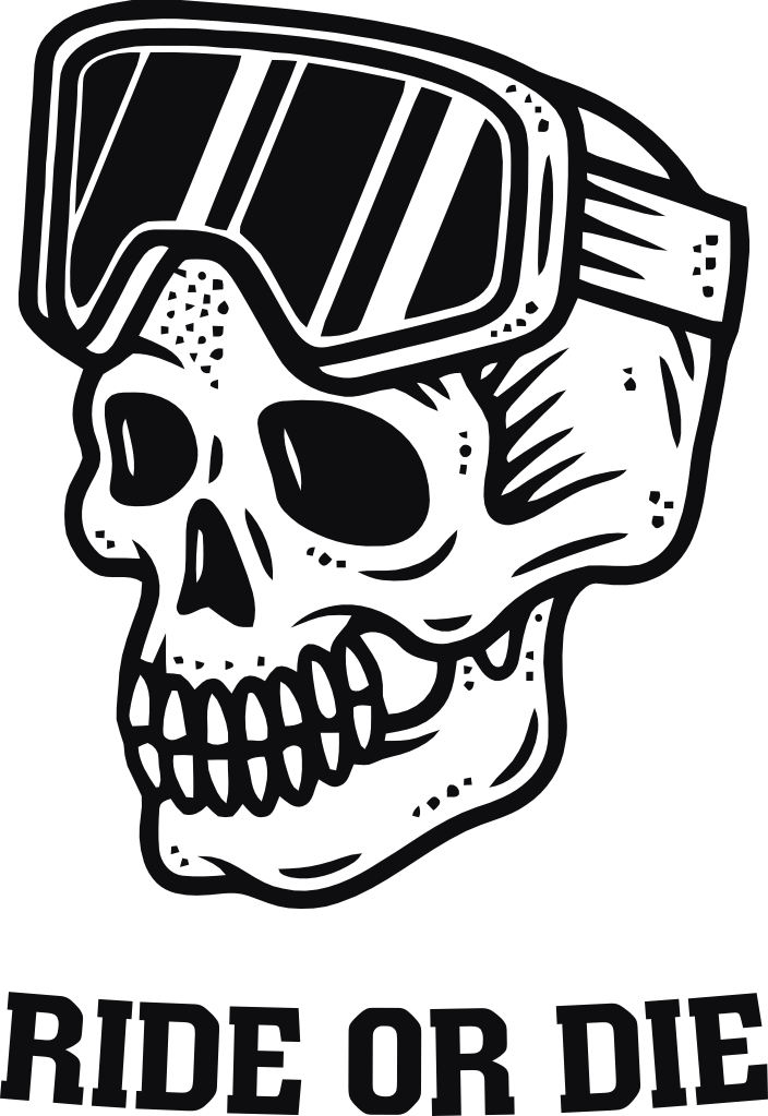 Ride or die dekal
