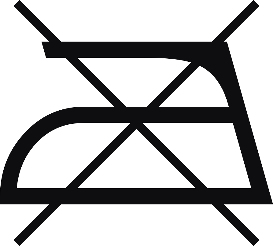 Datorskuren dekal. Tvättråd. Plagget bör inte strykas.