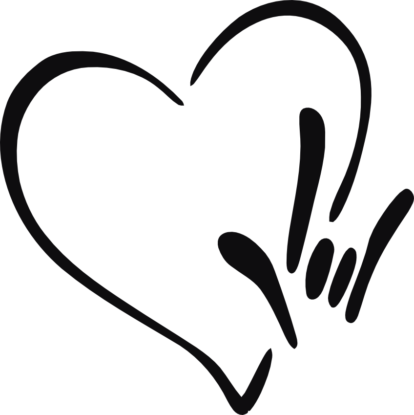 Hjärta rock it dekal