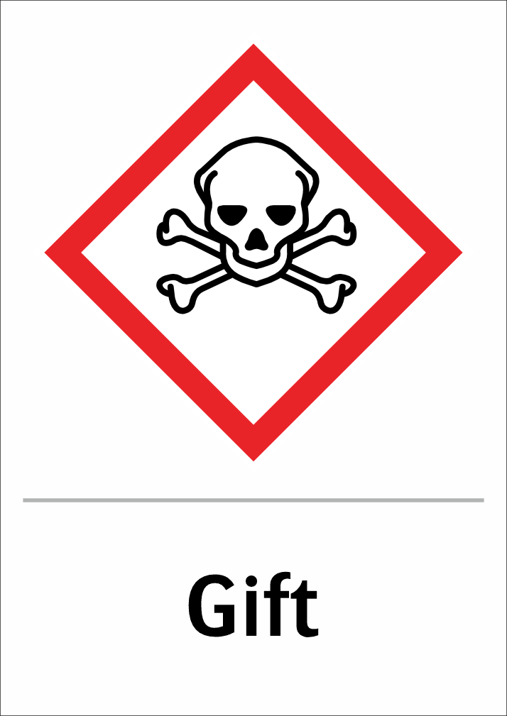 Skylten finns i aluminium (plan), plast, klisterdekal.