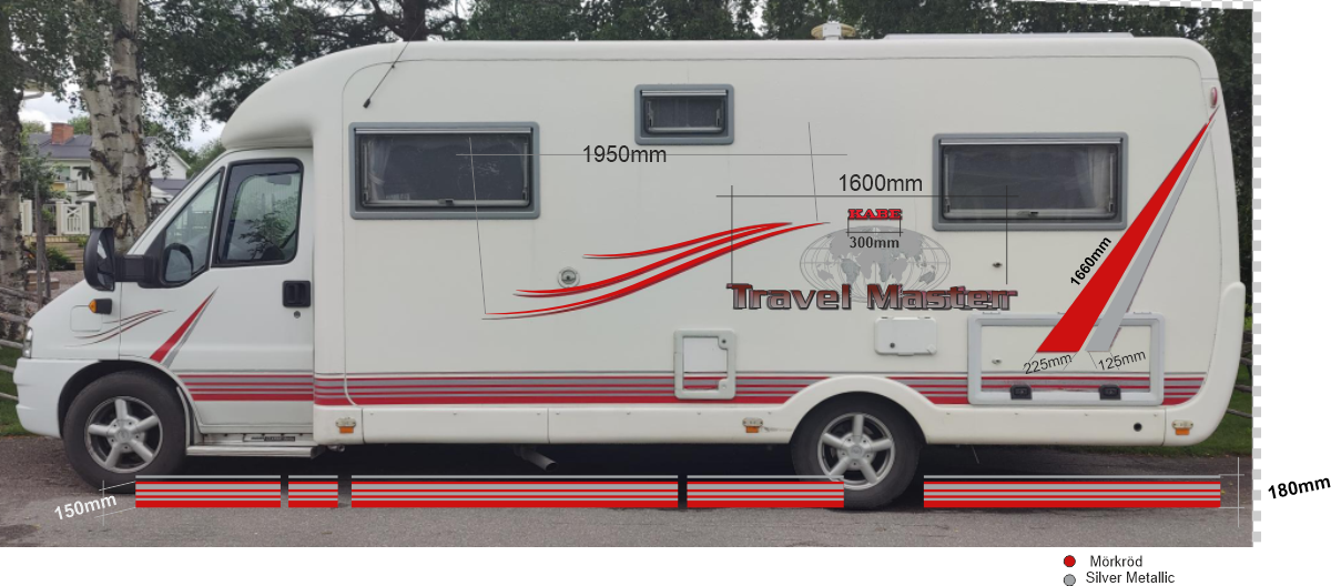 Dekorsats Travelmaster 2004 Fiat Beskrivning saknas