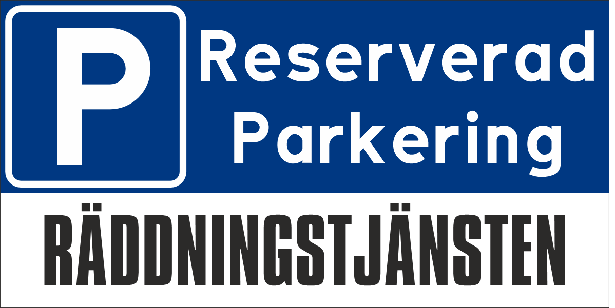 Parkeringsskylt  Företagsparkering 400mm x 200mm