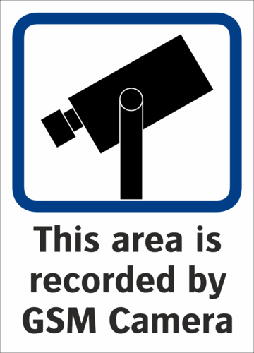 This area is recorded by GSM Camera
