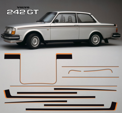 Dekorsats Volvo 242 GT