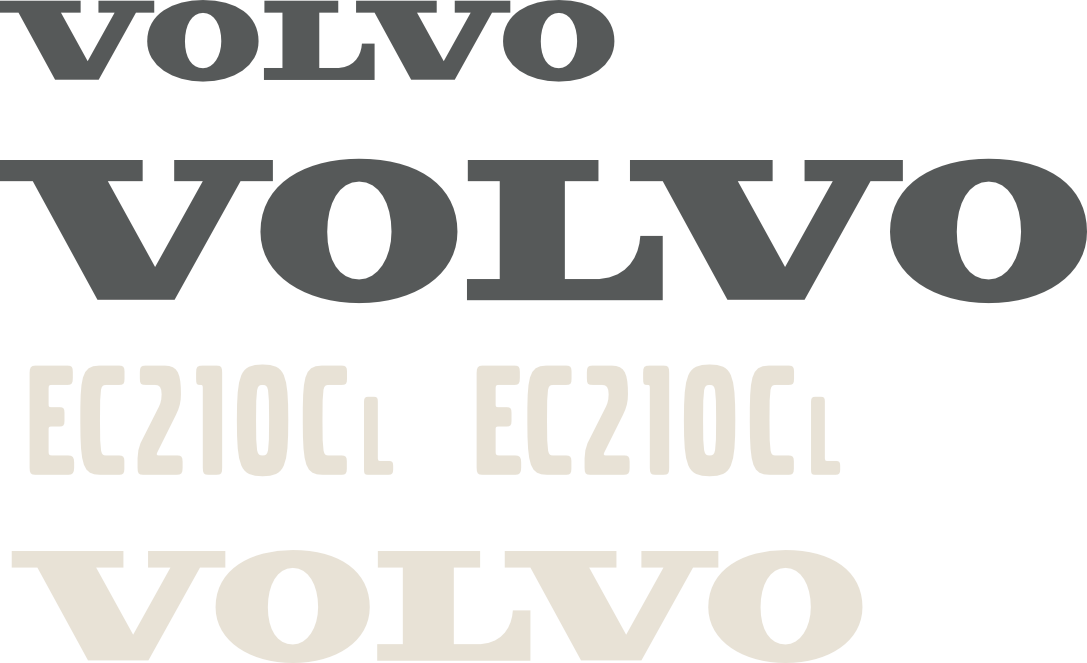 Dekorsats Volvo EC210CL