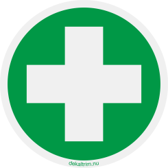 Vit/grön Vit/grön Upplysningsdekal enligt SBF reglemente